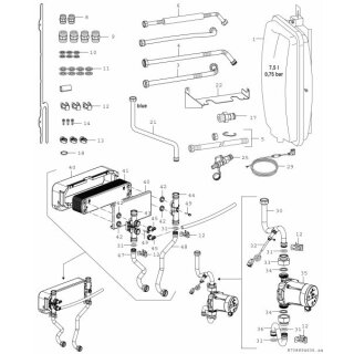 Bosch - 7738112228 - Installationszubehör CS 31 Anschlussset 1 HK mit Systemtrennung