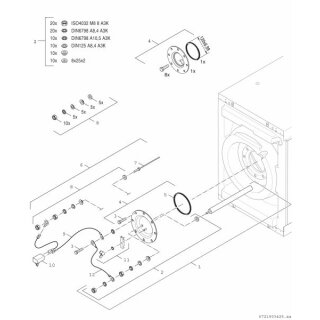 Bosch - 8732931553 - Warmwasserspeicher WH 135-3 P 2 B 652x860x650, 135 L, liegend, Glasfront