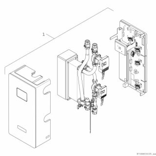 Bosch - 7735600415 - Warmwasser-Ladestation TS 3-3 S 952x450x285, 160 kW, edelstahlgelötet