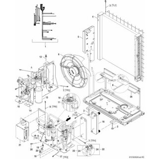 Bosch - 7738602075 - Luftwärmepumpe CS7400i AW 5 OR-S Außeneinheit Monoblock-WP, 1380x940x600