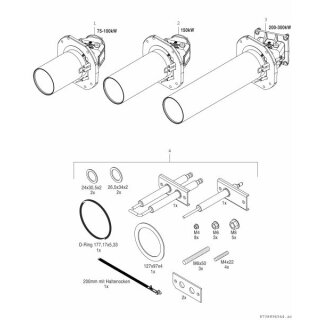 Bosch - 8732909999 - Unterkomponente Kessel GC 7000 F Condens 7000 F - 200 H (links)