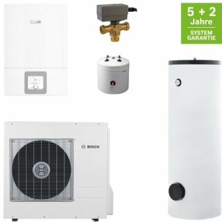 Bosch - 7739621487 - Splitwärmepumpen-Paket BOPA CS313 CS3400iAWS 12OR-T/14E, BH120-5 1A, HR300