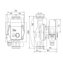Wilo  - 4255417 - Yonos PICO-Z 25/0,5-4 180,G11/2,15W...
