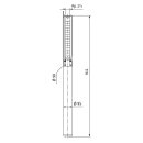 Wilo  - 6091360 - Sub TWI4.05-21-D, Rp 11/2, 3x400, 2,2kW...