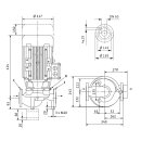 Wilo  - 2166985 - IPL 65/120-3/2-S1  Trockenläufer-Standard-Einzelpumpe