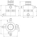 Wilo  - 6093972 - DrainLiftBOX-32/11D,230V,0.55kW  Überflur-Hebeanlage