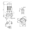 Wilo  - 2219064 - Atmos GIGA-I 100/130-15/2,DN100,15kW  Trockenläufer-Standard-Einzelpumpe
