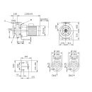 Wilo  - 2160686 - Atmos GIGA-B 125/370-45/4-P6  Trockenläufer-Blockpumpe
