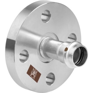 Viega - 811228 - Flanschübergang mit SC Temponox 1759.1 in 54mm Stahl nichtrostend