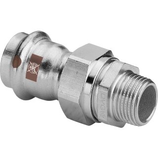 Viega - 812102 - Verschraubung mit SC Temponox 1765 in 28mmxR1 Stahl nichtrostend