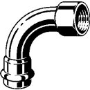 Viega - 812546 - Bogen 90 Grad mit SC Temponox 1714.5 in...