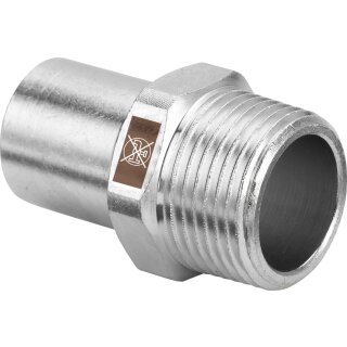 Viega - 812362 - Einsteckstück Temponox 1711.1 in 28mmxR1 Stahl nichtrostend