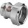 Viega - 811341 - Verschraubung mit SC Temponox 1763 in 22mmxG1 Stahl nichtrostend