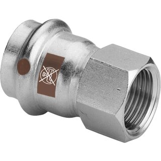 Viega - 811792 - Übergangsstück mit SC Temponox 1712 in 22mmxRp3/4 Stahl nichtrostend
