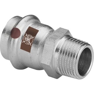 Viega - 811556 - Übergangsstück mit SC Temponox 1711 in 22mmxR1 Stahl nichtrostend