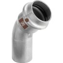 Viega - 809966 - Bogen 45 Grad mit SC Temponox 1726.1 in...