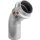 Viega - 809966 - Bogen 45 Grad mit SC Temponox 1726.1 in 15mm Stahl nichtrostend