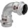 Viega - 809638 - Bogen 90 Grad mit SC Temponox 1716 in 15mm Stahl nichtrostend