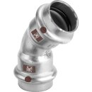 Viega - 809867 - Bogen 45 Grad mit SC Temponox 1726 in 22mm Stahl nichtrostend