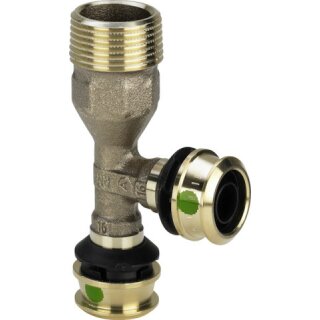 Viega - 647643 - T-Stück mit SC Raxofix 5326.4 in R3/4x20mmx20mm Siliziumbronze