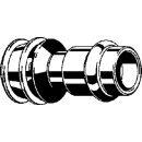 Viega - 646776 - Übergangsstück mit SC Raxofix 5313P in 40mm x 28mm Siliziumbronze