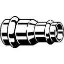 Viega - 325770 - Muffe mit SC Profipress 2415.2 in 15x12mm Kupfer