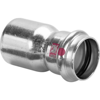 Viega - 558505 - Reduzierstück mit SC Prestabo 1115.1 in 22x15mm Stahl verzinkt