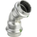 Viega - 435783 - Bogen 45 Grad mit SC Sanpress Inox 2326...