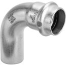 Viega - 435714 - Bogen 90 Grad mit SC Sanpress Inox...