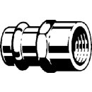 Viega - 346416 - Übergangsstück mit SC Profipress G 2612 für Gas in 22mm x Rp1/2 Rotguss