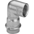 Viega - 437015 - Winkel 90 Gr mit SC Sanpress Inox 2314.2 in 22mm x Rp1/2 Edelstahl