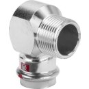Viega - 559533 - Winkel 90 Grad mit SC Prestabo 1114.1 in 18mm x R1/2 Stahl verzinkt