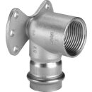 Viega - 437244 - Wandscheibe mit SC Sanpress Inox 2325.5 in 15mm x Rp1/2 Edelstahl