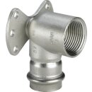 Viega - 437251 - Wandscheibe mit SC Sanpress Inox 2325.5 in 18mm x Rp1/2 Edelstahl