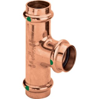 Viega - 291938 - T-Stück mit SC Profipress 2418 in 18x15x18mm Kupfer