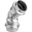 Viega - 435813 - Bogen 45 Grad mit SC Sanpress Inox 2326...