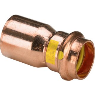 Viega - 346638 - Reduzierstück mit SC Profipress G 2615.1 für Gas in 42x22mm Kupfer