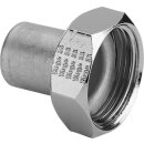 Viega - 438227 - Verschraubung Sanpress Inox 2364 in 35mm x G1 1/2 Edelstahl