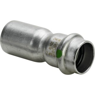 Viega - 436315 - Reduzierstück mit SC Sanpress Inox 2315.1 in 42x22mm Edelstahl