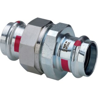 Viega - 559311 - Verschraubung mit SC Prestabo 1160 flachdichtend in 18mm Stahl verzinkt