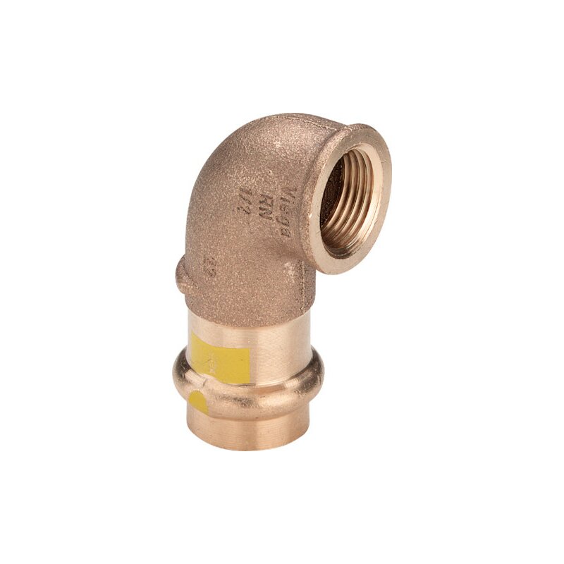 Viega - 345877 - Winkel 90 Grad mit SC Profipress G 2614.2 für Gas