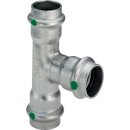 Viega - 452506 - T-Stück mit SC Sanpress Inox 2318 in 28x22x22mm Edelstahl