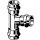 Viega - 452506 - T-Stück mit SC Sanpress Inox 2318 in 28x22x22mm Edelstahl