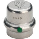 Viega - 452919 - Verschlusskappe mit SC Sanpress Inox 2356 in 54mm Edelstahl