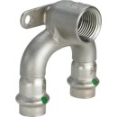 Viega - 693718 - Doppelwandscheibe mit SC Sanpress Inox 2325.7 in 15mmxRp1/2x15mm Edelstahl