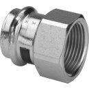 Viega - 642198 - Übergangsstück mit SC Prestabo 1112 in 35mm x Rp3/4 Stahl verzinkt