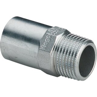 Viega - 436766 - Einsteckstück Sanpress Inox 2311.1 in 35mm x R1 1/4 Edelstahl