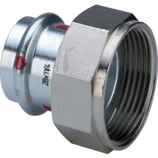 Viega - 559212 - Verschraubung mit SC Prestabo 1163 in 35mm x G11/2 Stahl verzinkt