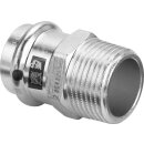 Viega - 704810 - Übergangsstück mit SC Prestabo 1111 in 42mm x R1 1/4 Stahl verzinkt
