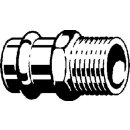 Viega - 346324 - Übergangsstück mit SC Profipress G 2611 für Gas in 35mm x R1 1/2 Rotguss
